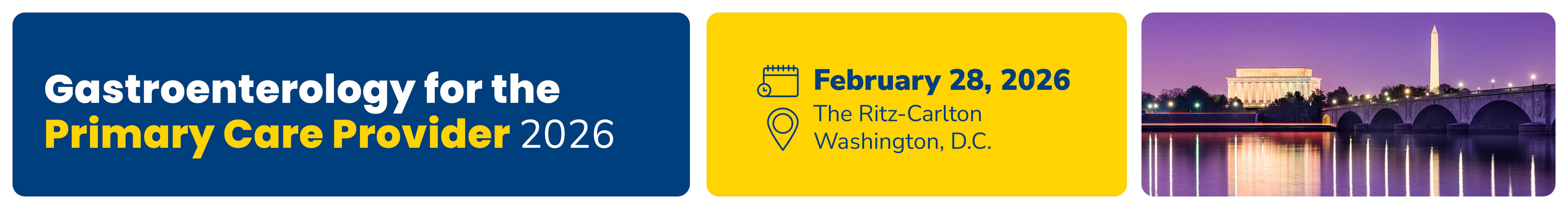 Gastroenterology for the Primary Care Provider 2026 Banner