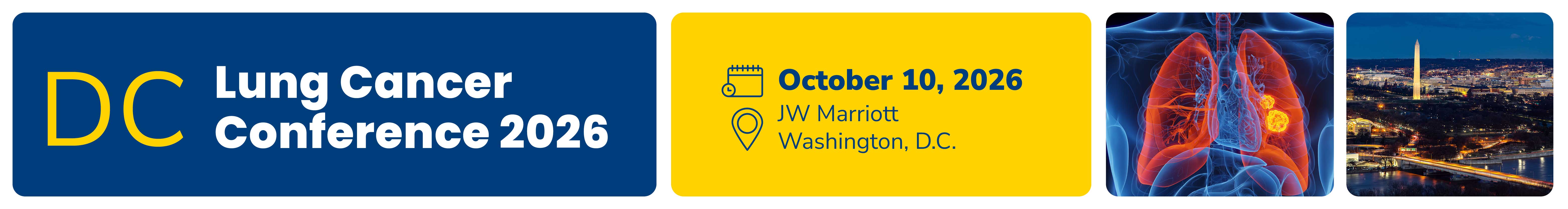 D.C. Lung Cancer Conference 2026 Banner