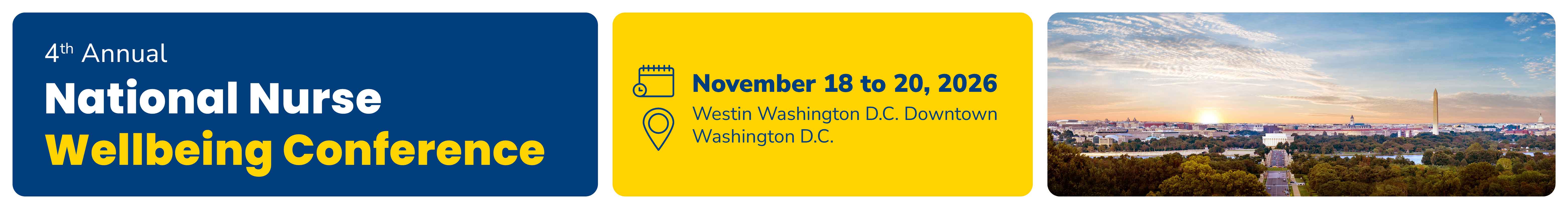 4th Annual National Nurse Wellbeing Conference 2026 Banner