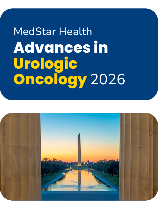 MedStar Health Advances in Urologic Oncology 2026 Banner