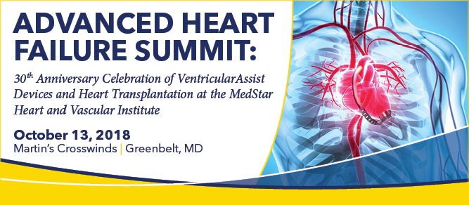 Advanced Heart Failure Summit: 30th Anniversary Celebration of Ventricular Assist Devices and Heart Transplantation at MHVI (AHF) Banner