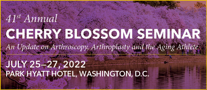 41st Annual Cherry Blossom Seminar 2022 Banner
