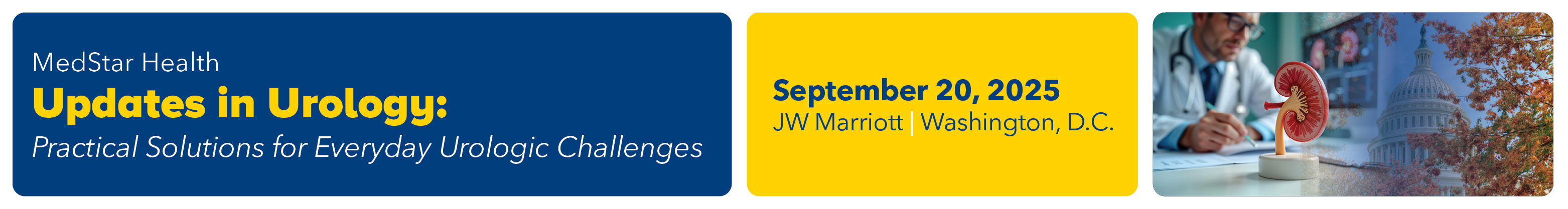 2025 MedStar Health Updates in Urology: Practical Solutions for Everyday Urologic Challenges Banner